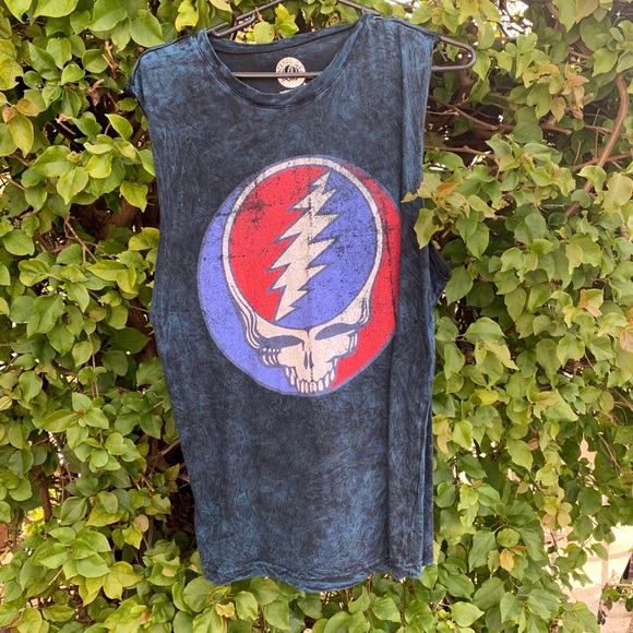 Grateful Dead Other - Grateful Dead muscle blue tank size medium